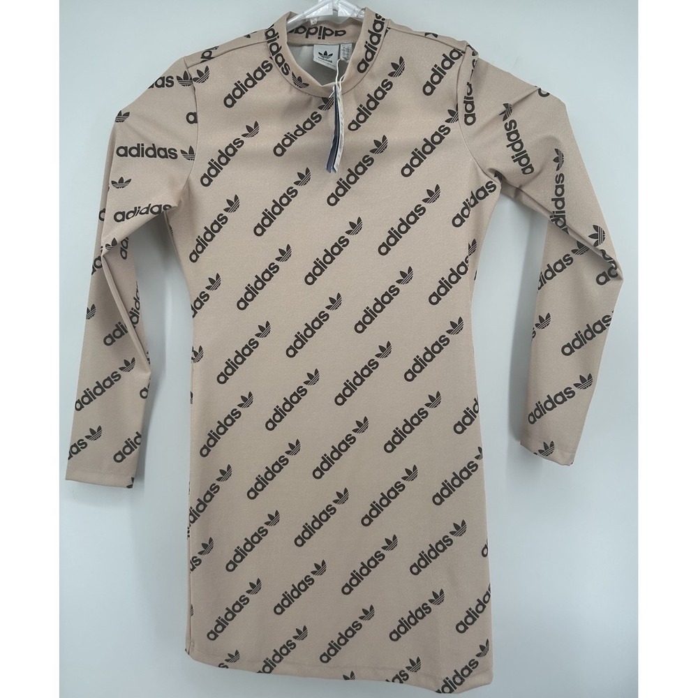 Adidas LS Dress Originals Halo Brush Long Sleeve Women's Size Large NWT